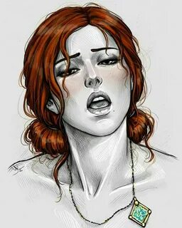 Triss Merigold Witcher art, Illustration art girl, Art