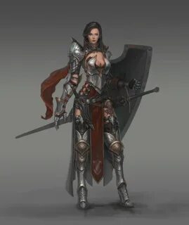 ArtStation - character, tobii Ko Fantasy female warrior, Fan
