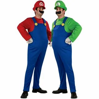 mario and luigi Super Mario and Luigi Costume - Adult Costum