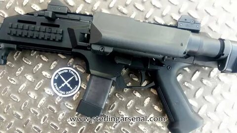 CZ Scorpion Evo G2 Pistol with Sterling Arsenal SAR-PRES Che