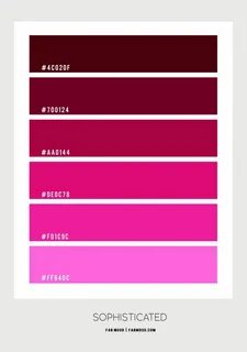 Dark Pink and Magenta Colour Palette #85 Color palette desig