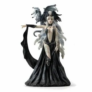 Queen of Havoc Dragon figurines, Fantasy figurine, Gothic st