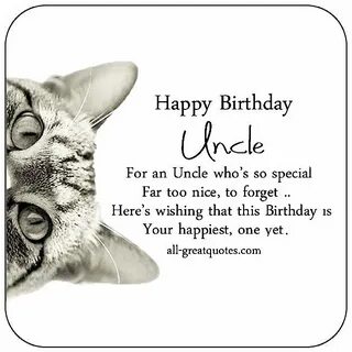 Uncle Birthday Cards For Uncle. Make Your Uncle Feel Special
