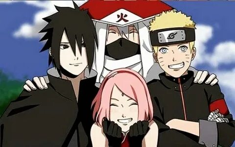 Team7&Kakashi Hokage Naruto shippuden anime, Naruto and sasu