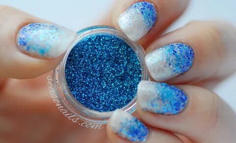 Party Nails: Full Glitter Ombre Nail Art - Seasonails