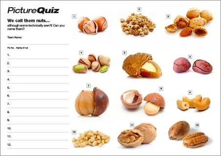 Quiz Number 060 with a Nuts! Picture Round