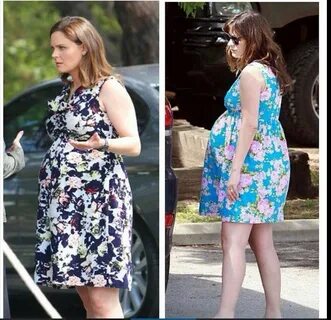 Emily and Zooey both pregnant at the same time! how cute is 