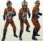 Rebel Pilot (Star Wars) из бумаги, модели сборные бумажные с