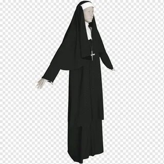 Nun Religious habit Clothing Veil Wimple, spotlight lens fla