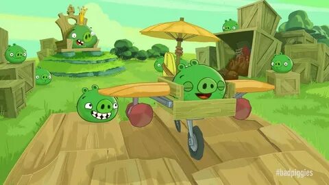 Скачать бесплатно игру Bad Piggies и мод на Андроид