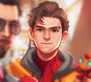 ArtStation - Tony Stark w/ Peter Parker , Veedles ✨ Peter pa