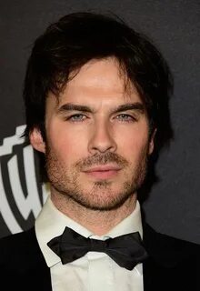 Ian Somerhalder's perfect jawline is just emphasised by a ni