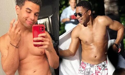 Father & Son: Cuba Gooding Jr. and Mason Gooding - Shirtless