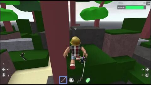 Roblox - Be A Parkour Ninja (PVP) 12 Health Potions Now! - Y