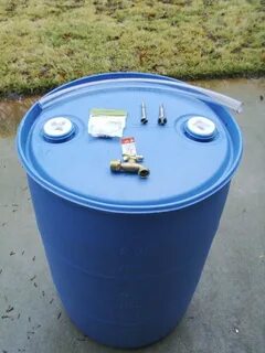 Easy Rain Barrel Rain barrel, Rain water barrel, 55 gallon w