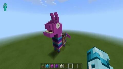 Fortnite Llama Build In Minecraft! - YouTube