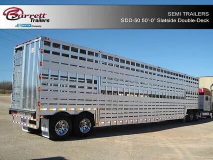 Slatside Double Deck livestock trailer Livestock trailers, T