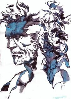 Solid Snake and Raiden Yoji Shinkawa by Thestickibear on Dev