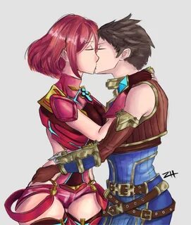 COMMISSION - Pyra and Rex (Xenoblade Chronicles 2) by itftjt