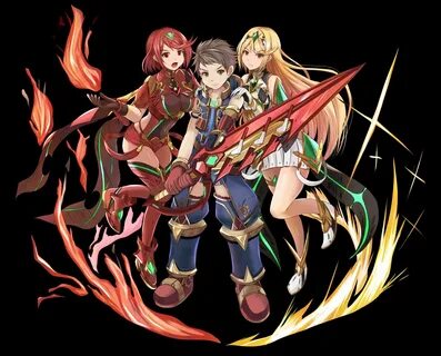 Rex, Pyra and Mythra #AnimeCouples #Xenoblade2 Xenoblade chr