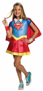 DC Superhero Girls Supergirl Deluxe Child Costume Supergirl 