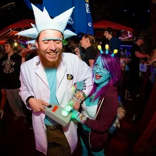 Rick & Unity! We made the costumes ourselves :) #rick #unity