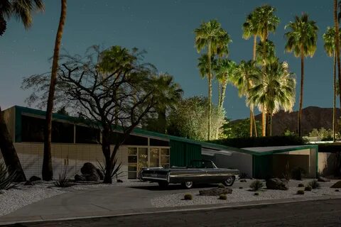 Midnight Modern III by Tom Blachford Palm springs, Mid centu