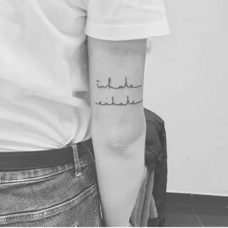 #inhale #exhale #tattoo Tattoos, Small tattoos, Inhale exhal