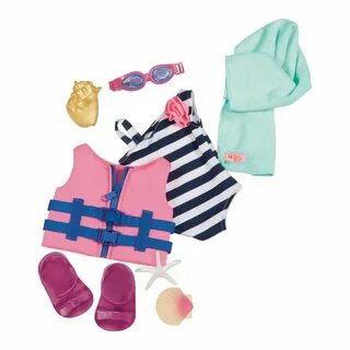 Our Generation Fun Day Sun Day Swimsuit Outfit for 18" Dolls