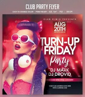 Club Party Flyer by studiorgb GraphicRiver