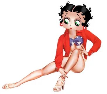 Betty Boop Born on the 4th of July Betty boop, Betty boop pi