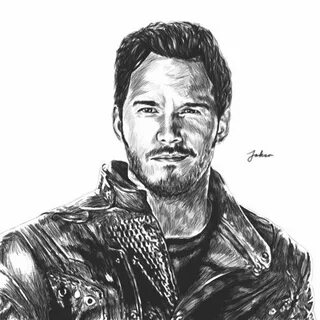 Peter Quill Fanart by @WagglyJoker on Twitter Peter quill, F