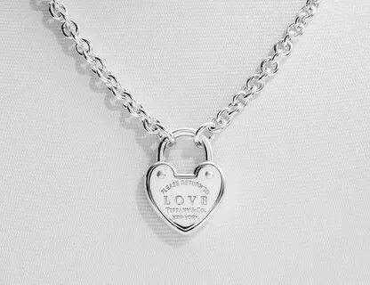 Return to Tiffany Love Lock Necklace Silver - Necklace - Cat
