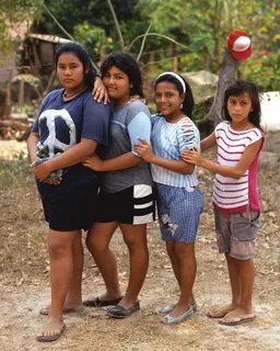 Village Girlfriends, Sierra Madre Occidental, Chiapas, Mexic