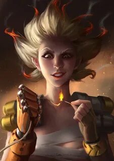 ArtStation - Junkrat, Qichao Wang Overwatch fan art, Overwat