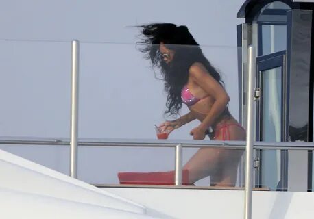 RIHANNA Bikini Candids on a Yacht in France - HawtCelebs