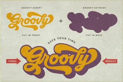 Groovy - Retro Font Retro font, Groovy font, Retro typograph