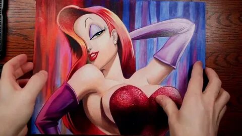 Drawing Jessica Rabbit How to Draw (speed drawing) - YouTube