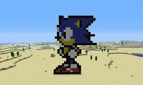 Sonic Pixel Art 1.19.1/1.19/1.18/1.17.1/1.17/1.16.5/Forge/Fa