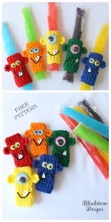 Fun Ice Pop Holder Free Crochet Patterns