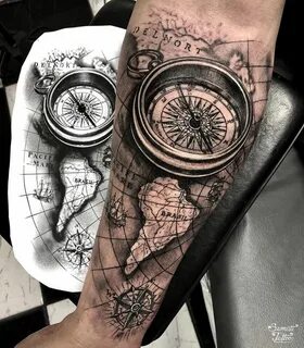 Pin by gabriel faria on provaveis tatto Compass tattoo desig