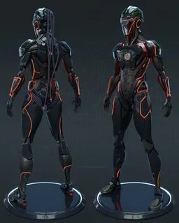 ArtStation - Android , Boris Moskalenko Armor concept, Robot