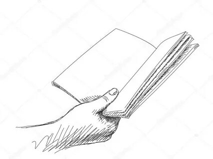 Hand Holding Book Drawing at GetDrawings Free download