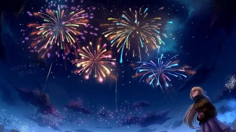 Anime Fireworks HD Wallpapers - Wallpaper Cave