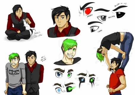 Dark and Anti Reference Sheet 1 by silvererros Darkiplier an