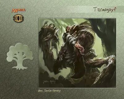 High resolution picture of the original Tarmogoyf art