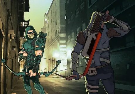 fanart Green Arrow and Prometheus : arrow Green arrow, Arrow