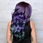 20 Blue and Purple Hair Ideas in 2019 Teal hair color, Bold 
