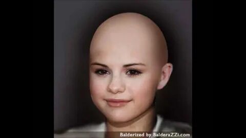 Selena Gomez bald!!! - YouTube