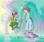 Peter Pan and Wendy Fan Art #disney #fanart #disneyfanart Di